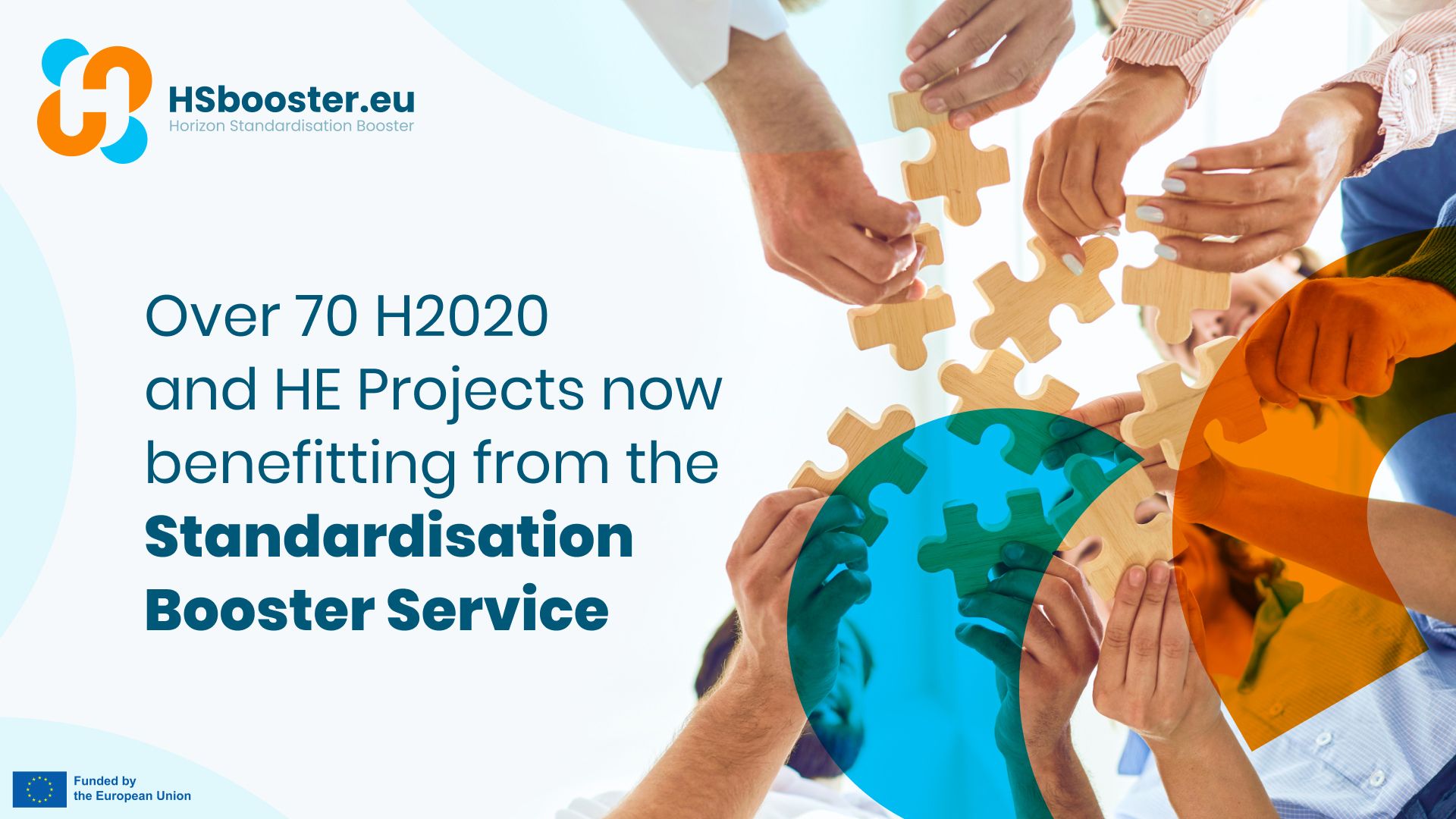 Over 70 H2020 and HE Projects now benefitting from the Standardisation Booster Services 
