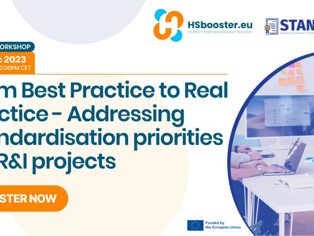 From Best Practice to Real Practice - Addressing standardisation priorities for R&I projects