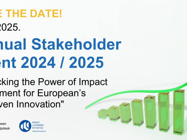 Annual Stakeholder Event 2024/2025: Unlocking the Power of Impact Investment for European’s IP-Driven Innovation